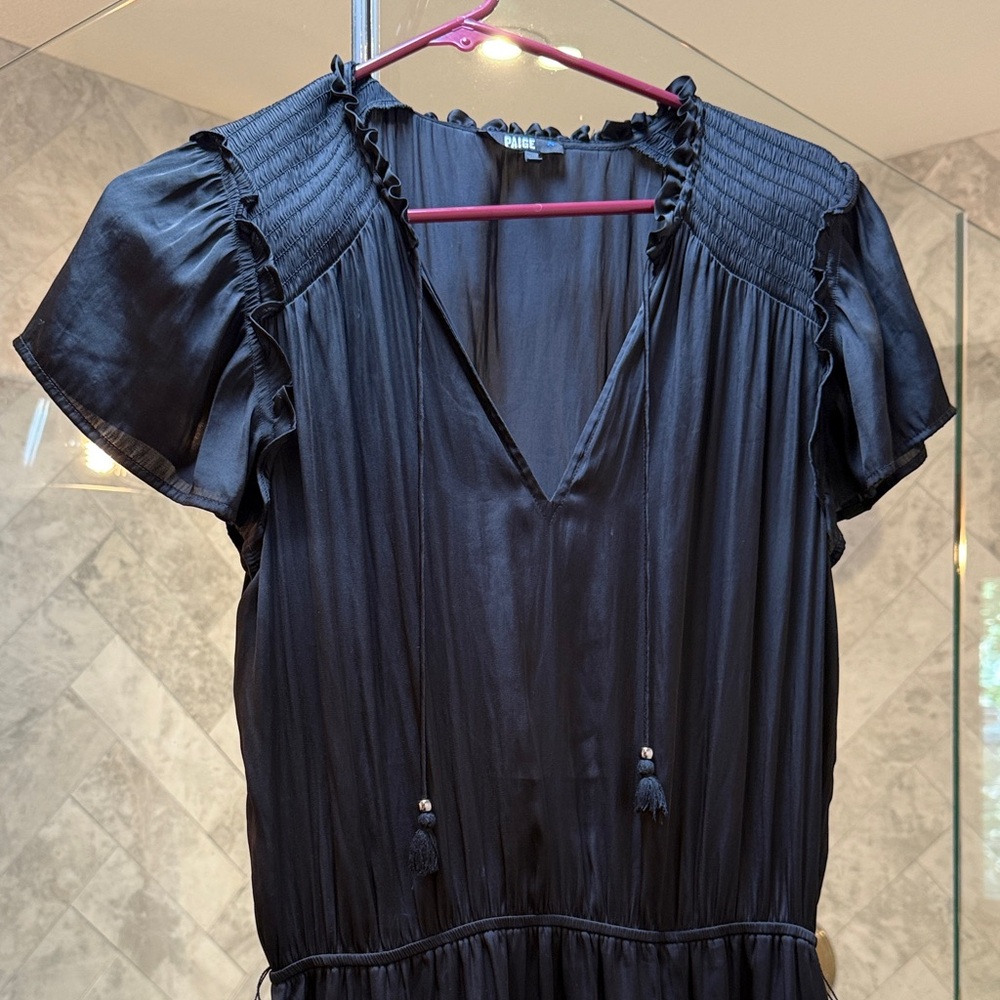 PAIGE Black Maxi Dress